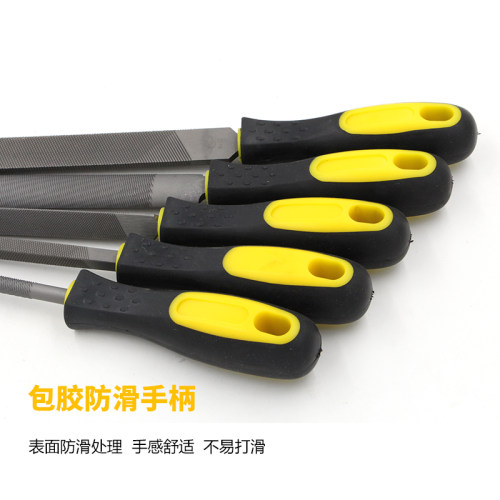 沪工钢锉刀中齿钳工锉刀扁锉圆锉半圆锉三角锉方锉套装金属锉包邮 - 图2