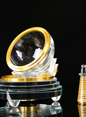 水晶满原塔螺旋口舍利塔水晶七色渐变光藏式家用供奉七彩灯供佛塔