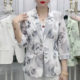 Summer Thin Suit Jacket ພິມສາມໄຕມາດ sleeve ຊຸດຂະຫນາດນ້ອຍ