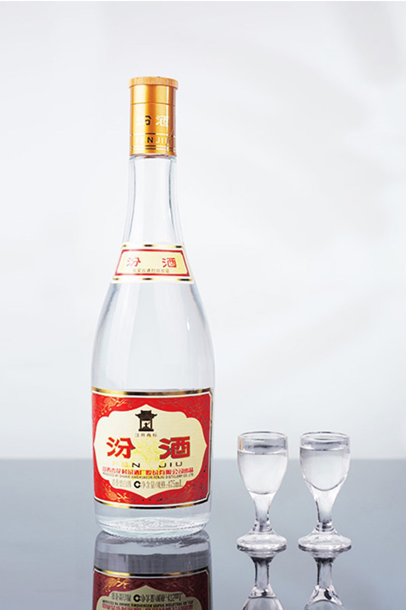 山西杏花村汾酒53度黄盖汾酒475ml 清香型国产白酒瓶装