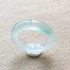 Burmese jade high ice clear water green jade ring