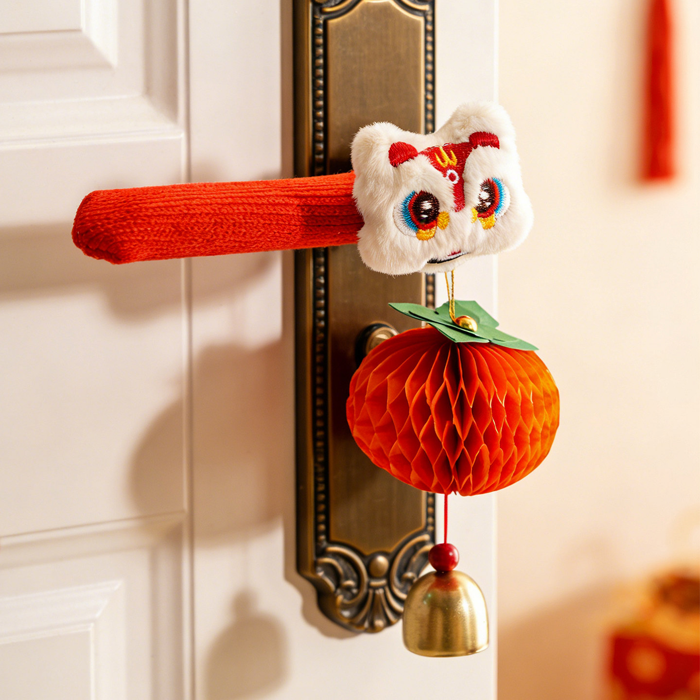 新年装饰品挂件贺年门把手保护套2026马年挂饰过年春节氛围布置,淘宝优惠券,粉丝福利购,淘宝优惠卷