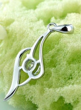 小巧别致 925纯银项链女士温馨韩版水晶时尚锁骨链生日礼物可刻字