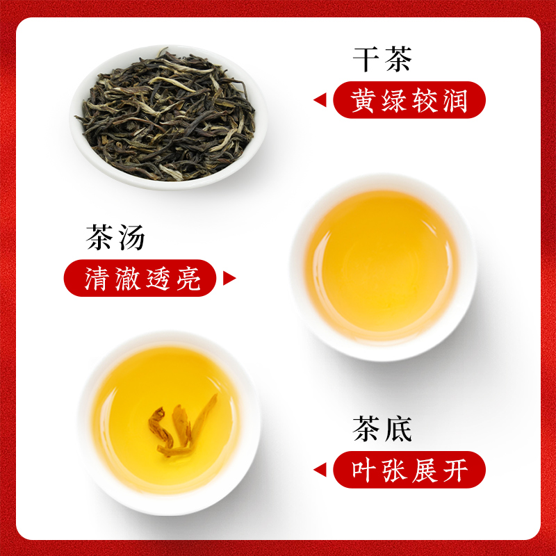 【百亿补贴】吴裕泰香雪茉莉花茶伏花七窨高芽茉莉绿茶80g - 图1