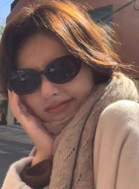 防紫外线椭圆框复古欧美男女新款