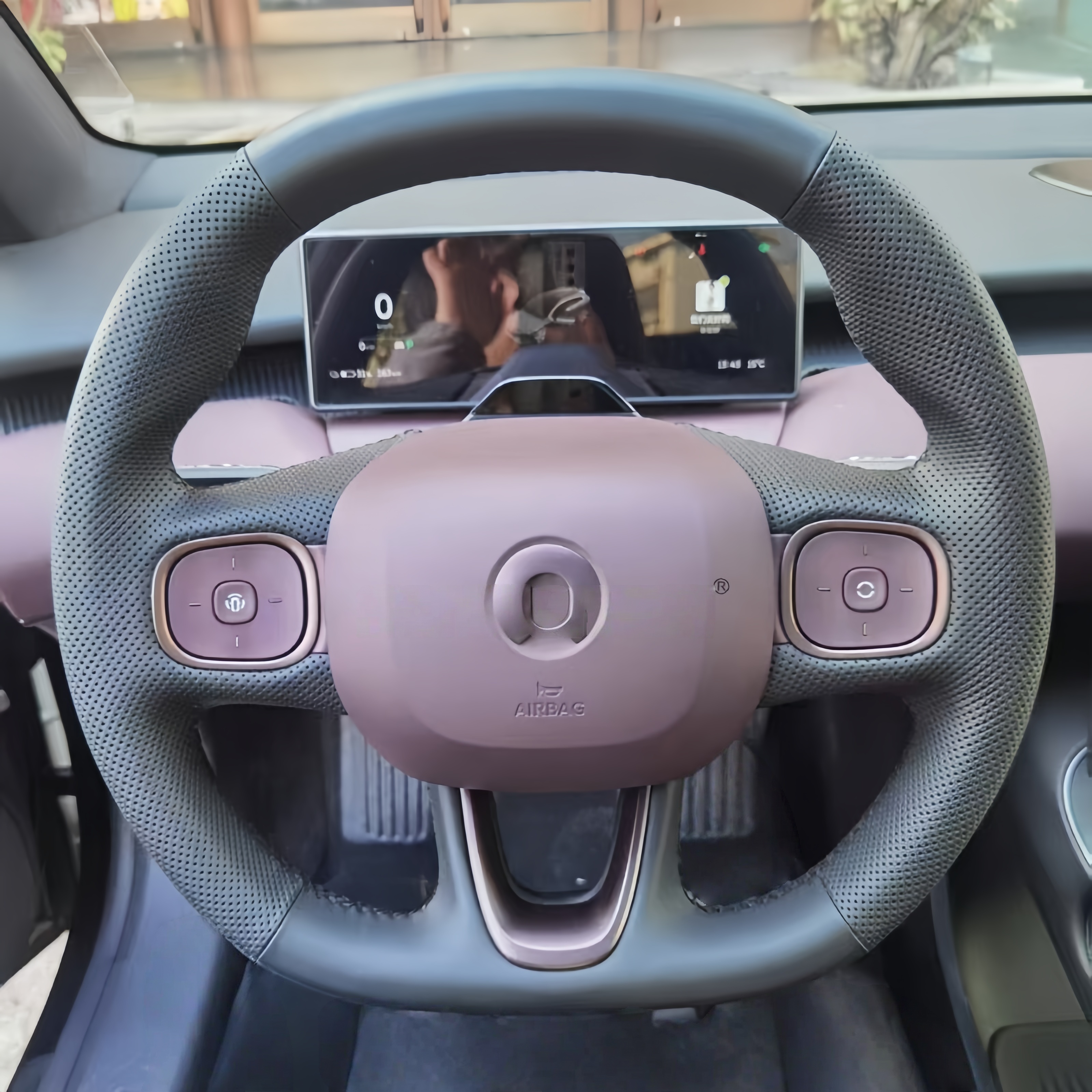 蔚来ET7 ET5T EC7 EC6 蔚来ES8 专车专用手缝方向盘把套全包缝制 - 图0