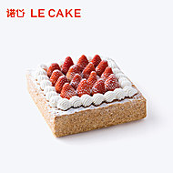 诺心草莓拿破仑创意千层酥皮生日蛋糕615g