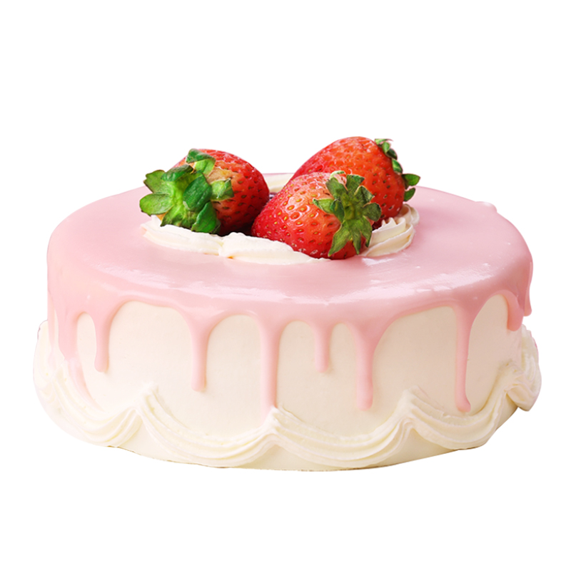 诺心草莓云霓水果慕斯生日蛋糕网红甜点儿童草莓水果蛋糕同城配送