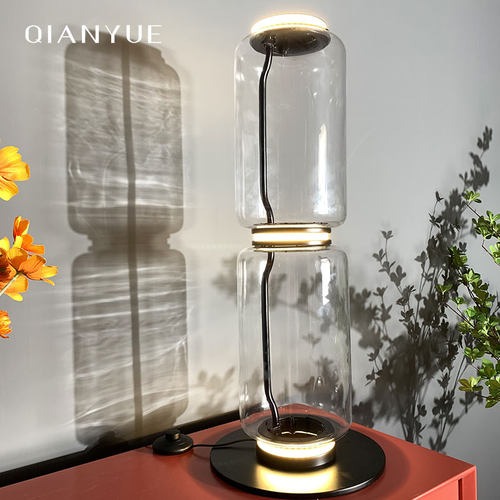 意大利现代简约客厅落地灯设计师创意台灯别墅展厅玻璃立式灯 - 图2