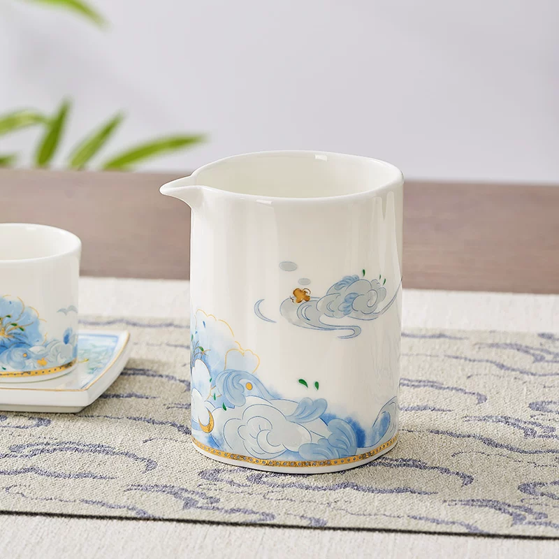 华光 Tea set, high-end gift box, Chinese style, light luxury style