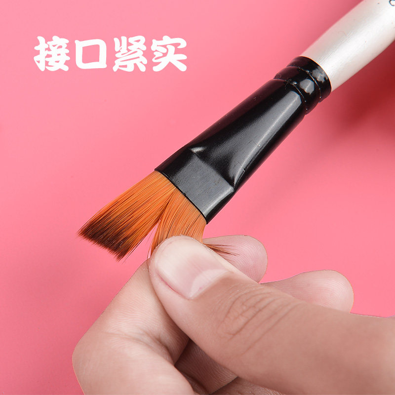 画笔水粉笔水彩颜料油画笔毛笔尼龙排笔刷子儿童学生初学者成人画画美术生专用套装丙烯绘画勾线专业工具全套_虎窝淘