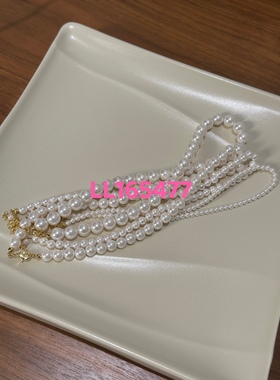 施华洛珍珠项链流苏圆润贝壳珍珠项链轻奢高级锁骨链choker颈链女