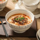 High-end ceramic large capacity instant noodles bowl noodle bowl home 2025 new style hat bowl tableware set ramen soup bowl