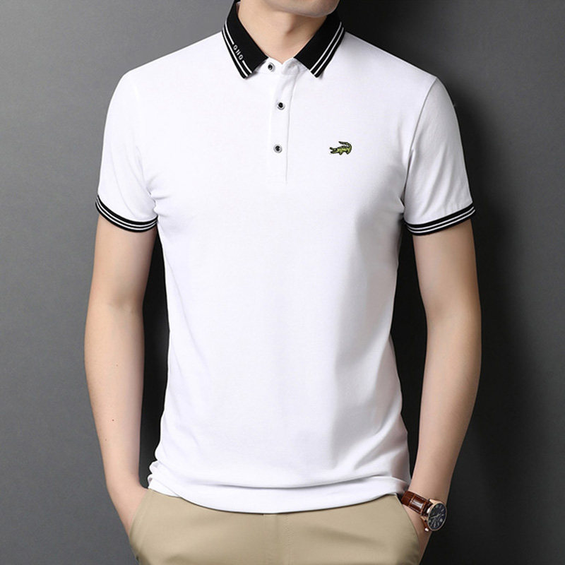 纯棉红色短袖男士翻领2022 polo衫 佳朋服饰T恤