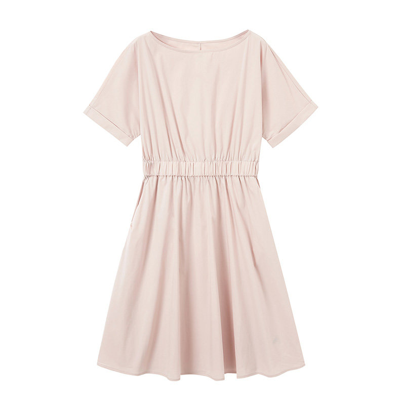 阿依莲2020夏季新款简约气质连衣裙 ayilian连衣裙