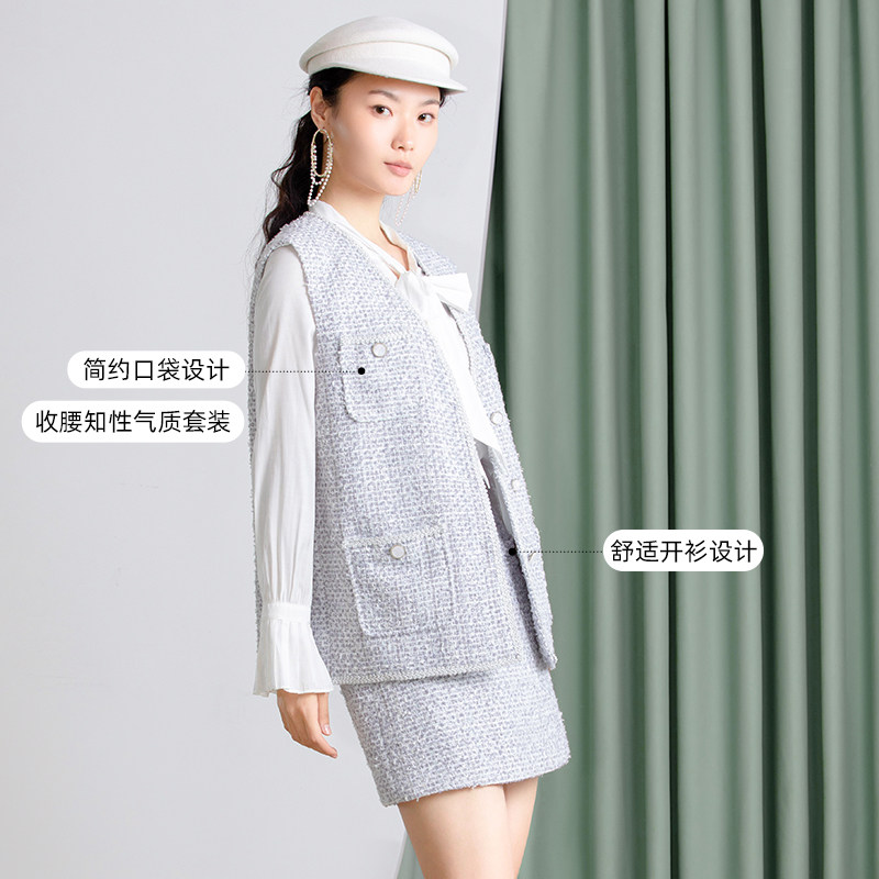 阿依莲旗舰店官网正品2021新款秋季 ayilian马夹