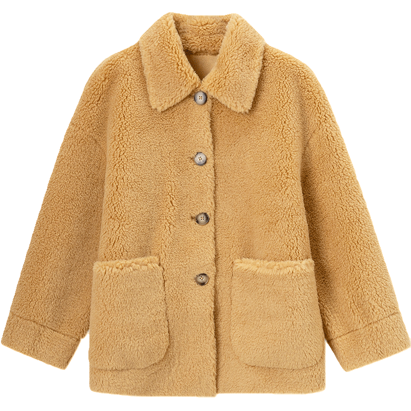 【vip专享】阿依莲2020毛呢外套个性 ayilian短外套