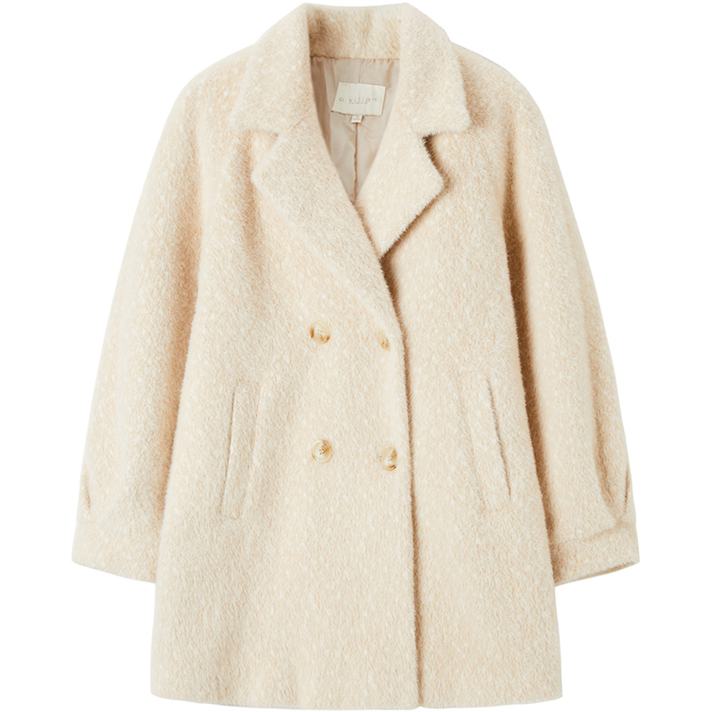 阿依莲2021冬季新款外套韩版上衣 ayilian短外套