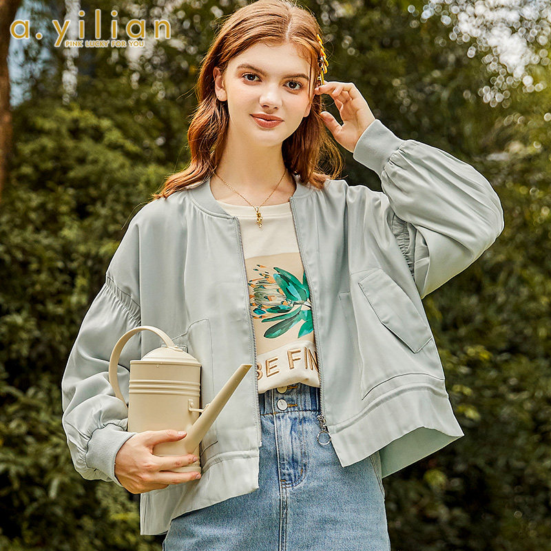 阿依莲新款外套小香风女短款潮上衣 ayilian短外套