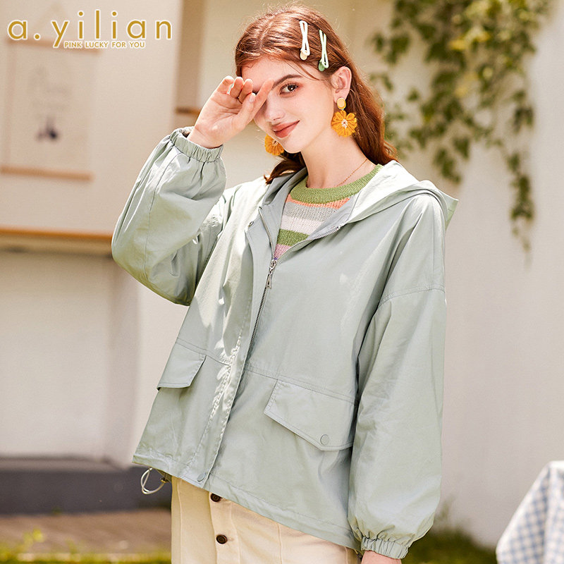 阿依莲新款外套小香风女短款潮上衣 ayilian短外套