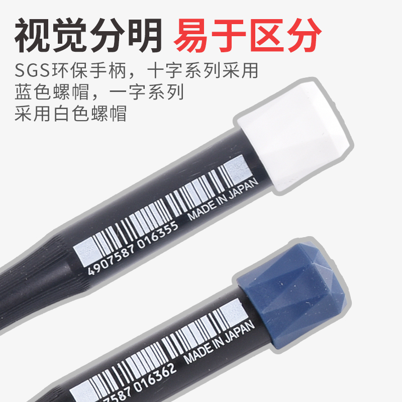 威威精密螺丝刀进口小号一字十字迷你微型起子螺丝批1/1.5/2/3MM - 图1