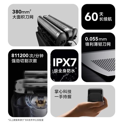 飞科FS685往复式电动剃须刀男士2025新款刮胡刀机父亲礼物送男生 - 图2
