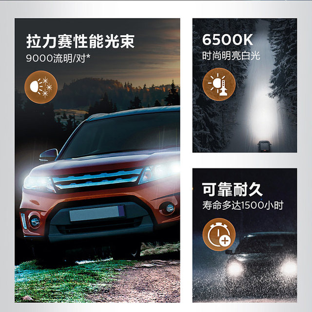 Philips is suitable for 03-23 ​​Toyota Corolla LED headlight high beam and low beam sharp modification special bulbs