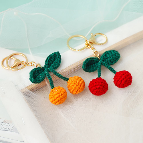 手工编织diy材料包钩针毛线包包向日葵钥匙扣挂件孕妇解闷勾线 - 图1