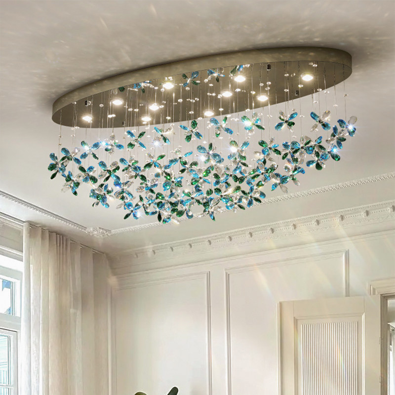 客厅吸顶灯2026新款现代简约大气大厅主灯轻奢设计师艺术水晶灯具,淘宝优惠券,粉丝福利购,淘宝优惠卷