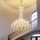 Zhuolun French villa duplex floor living room large chandelier
