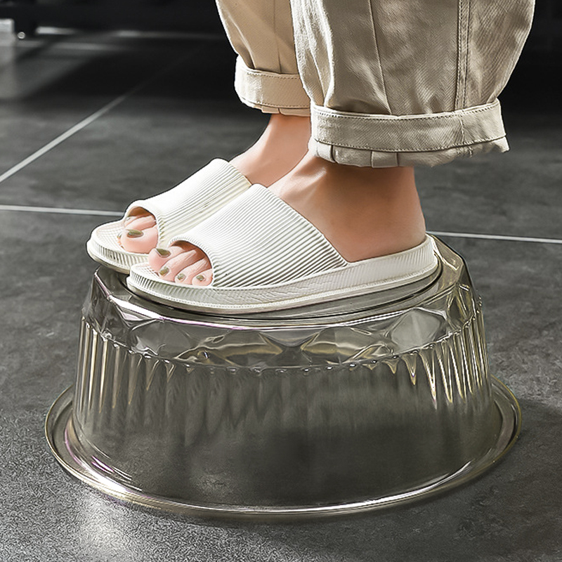 透明洗脸盆家用塑料盆加厚耐用洗菜洗衣服大号学生宿舍用洗脚盆子