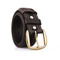 Dragon Teeth Men Bull Belt Needle Buckle Quick Take Universal Brief Casual Head Layer Bull Leather Belt Male