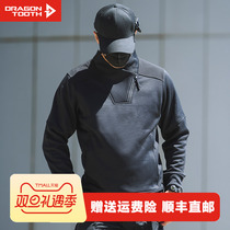 Dragon tooth new days with no hat stand Collar Functional Acropolis Tactical Casual Commuter Sweatshirt Male Long Sleeve Jacket