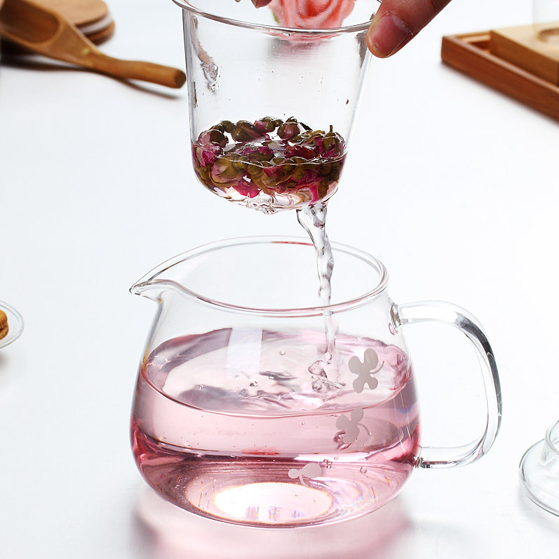 物生物恒温茶壶玻璃壶底座家用茶杯 物生物整套茶具