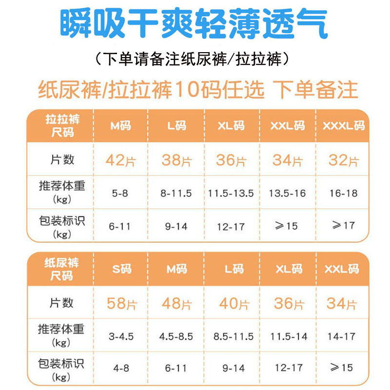 宜婴梦想家全包臀小内裤S/M/XL/XXL超薄透气拉拉裤婴儿干爽纸尿裤 - 图2