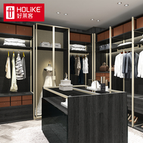 Good Lay guest cloakroom cabinet Composition Overall wardrobe Custom light extravagant sliding door Walk-in Cloakroom Customised