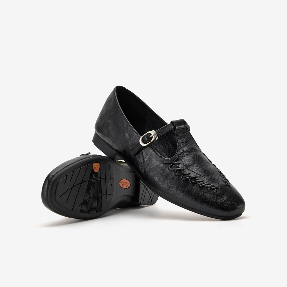 Bata羊皮书麦穗乐福鞋女2025秋商场新款复古英伦软底单鞋AVL34CA5,淘宝优惠券,粉丝福利购,淘宝优惠卷