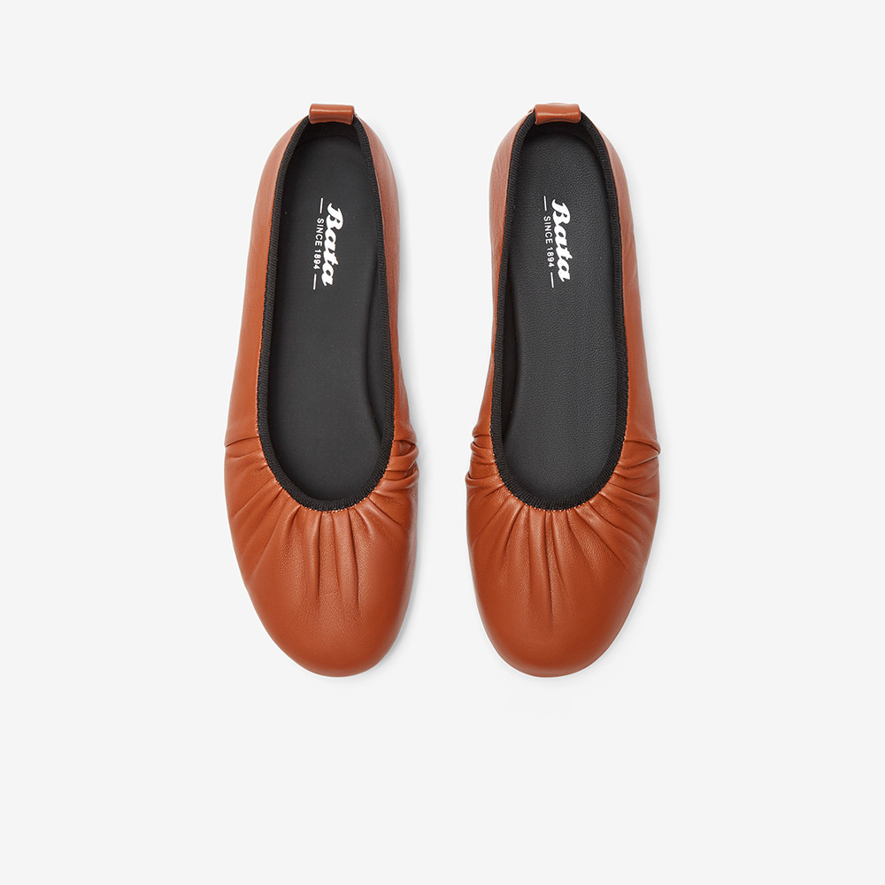 Bata浅口单鞋女2024秋季新款舒适通勤百搭柔软奶奶鞋YS253CQ4