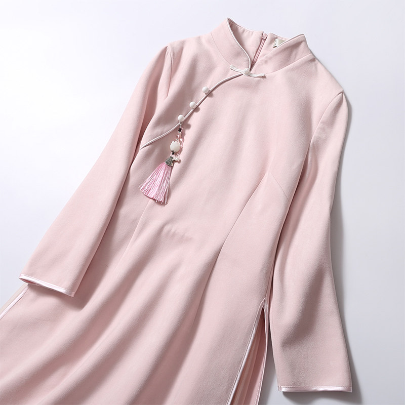 中国风2020年秋装新款中式女连衣裙 jossepon旗袍