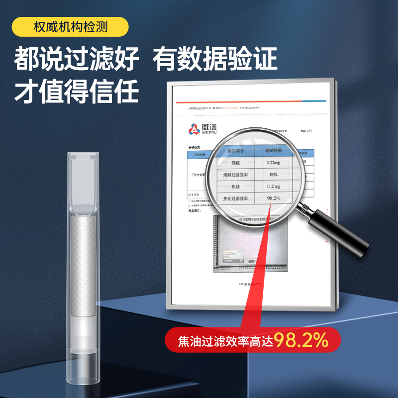 zobo正牌烟嘴过滤器粗中细三用一次性蜂窝棉芯香烟焦油过滤嘴正品-图3