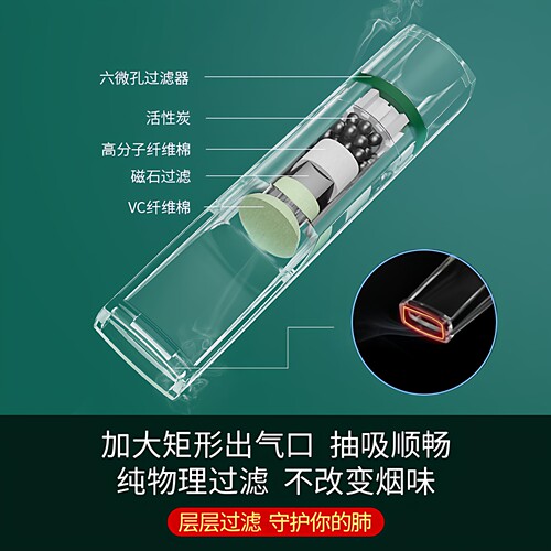 zobo正牌一次性烟嘴过滤器粗中细三用男士香烟焦油过滤嘴正品烟具 - 图1