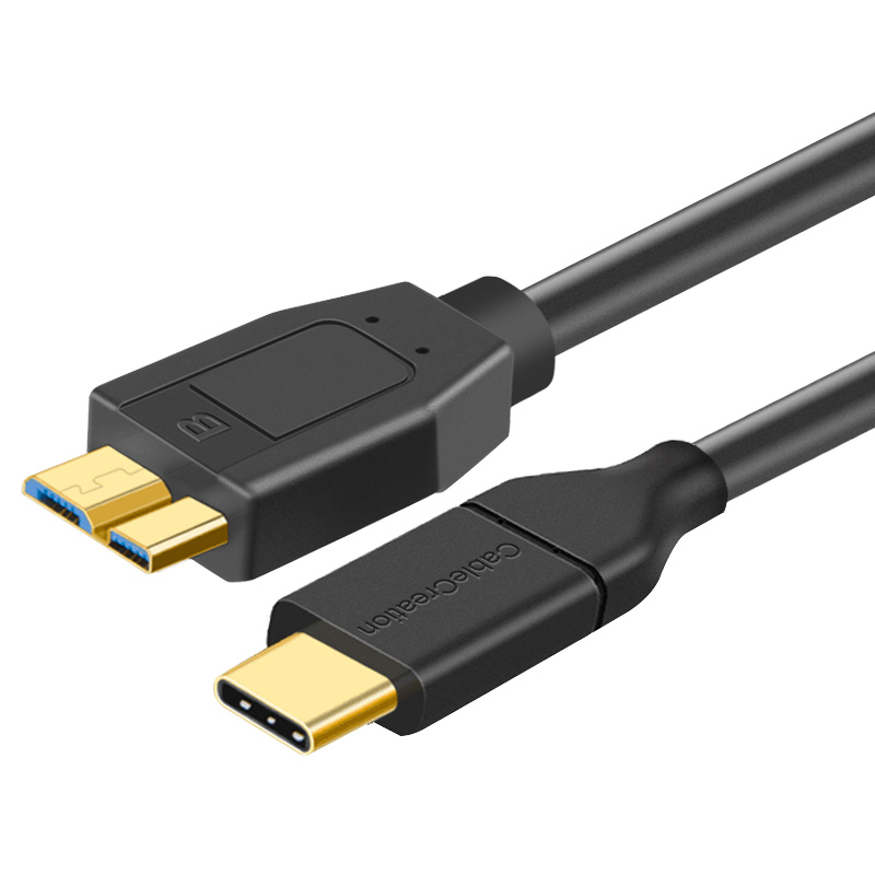 type-c移动硬盘数据线micro usb3.0硬盘盒线安卓手机适用于苹果笔记本电脑接希捷seagate东芝三星西部数据WD - 图0