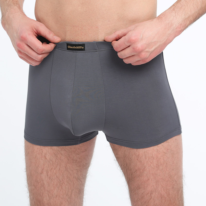 小护士内裤男士平角裤头薄款透气纯色四角短裤衩宽松大码红色底裤,淘宝优惠券,粉丝福利购,淘宝优惠卷