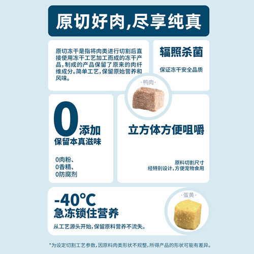【囤货装3袋】信元发育宝冻干狗粮鸭肉营养增肥幼犬粮6kg囤货 - 图1