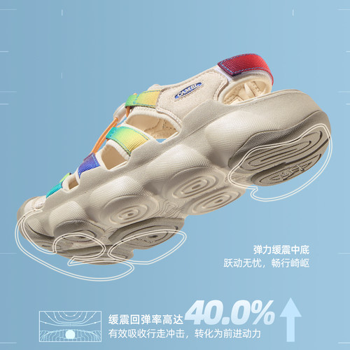 骆驼户外溯溪鞋夏季女2025新款女鞋运动凉鞋速干透气沙滩涉水鞋子 - 图2