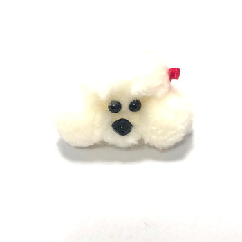 Peas box Teddy poodle plush headwear dog headwear ນໍາເຂົ້າຈາກຍີ່ປຸ່ນ hairpin