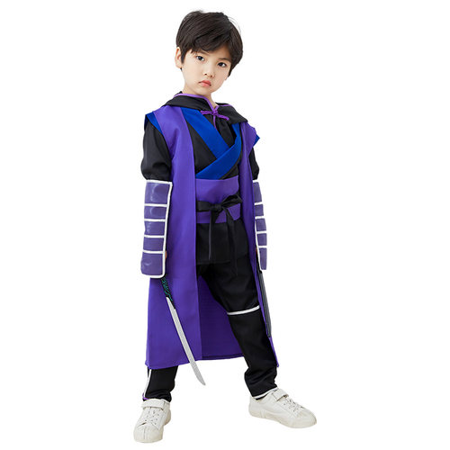 刺客567衣服伍六七服装儿童刺客套装魔刀千刃原版cos服六一表演服 - 图2