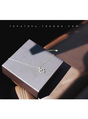 小众心形金色14K包金精致项链