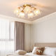 All-copper American light luxury ceiling lamp living room main light