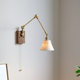 Medieval bedroom bedside light French retro wabi-sabi wall lamp